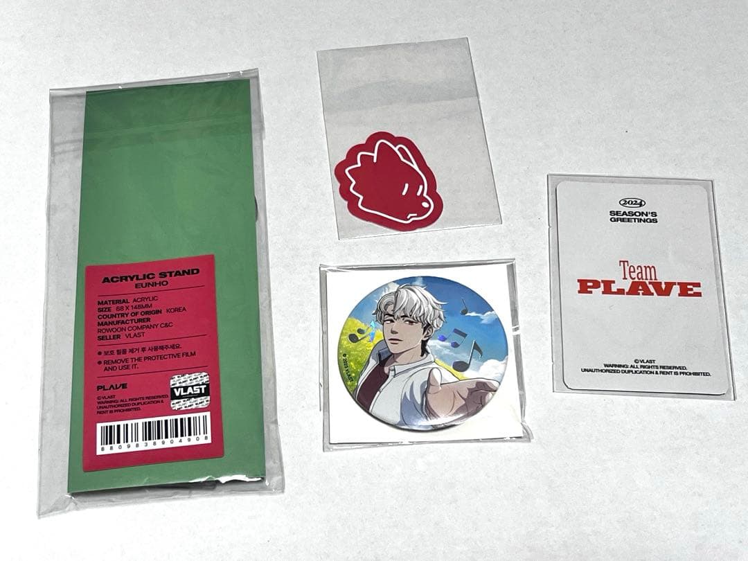 PLAVE ウノ EUNHO アクスタ 缶バッジ トレカ ステッカー プレイブ