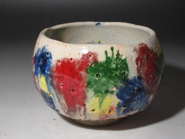 ☆　出口王仁三郎　耀碗茶碗　復古　流石の一品です☆y525