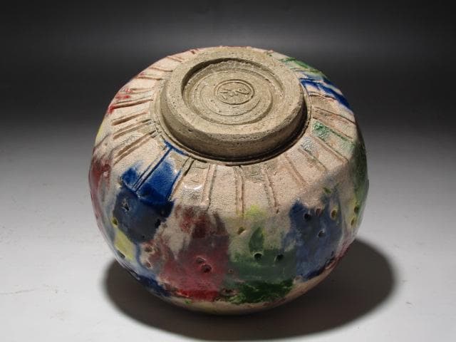 ☆　出口王仁三郎　耀碗茶碗　復古　流石の一品です☆y525