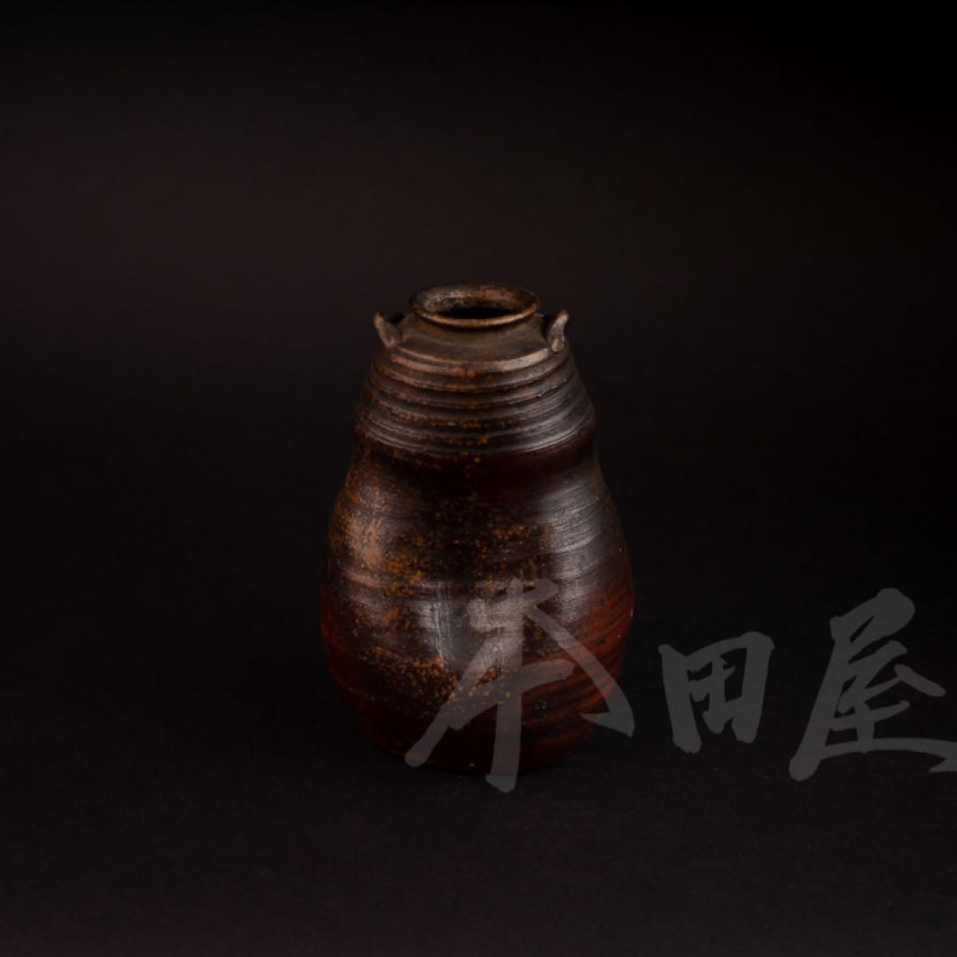 備前瓢型大茶入 幕末～明治 骨董品  備前焼