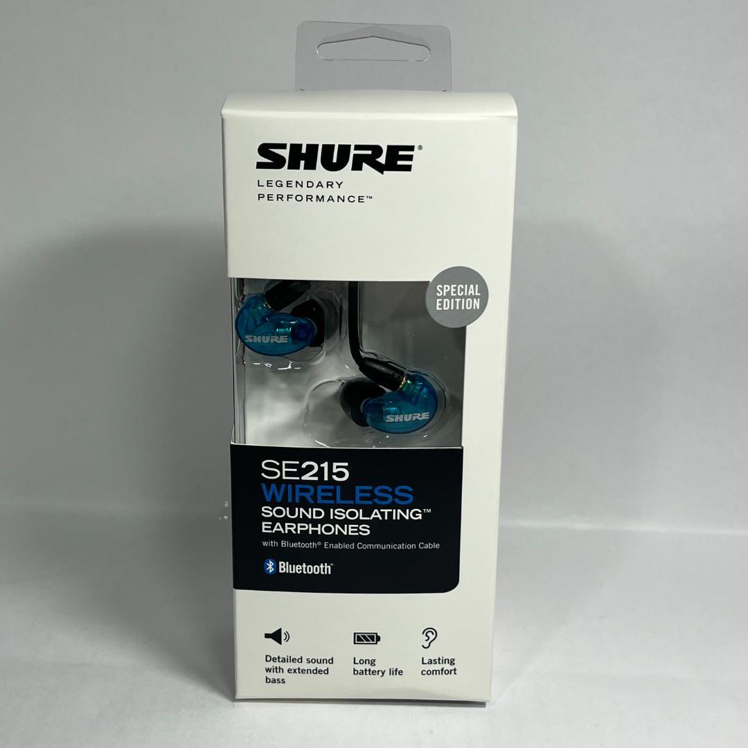 新品 SHURE SE215SPE-B-BT1-A ワイヤレスイヤホン