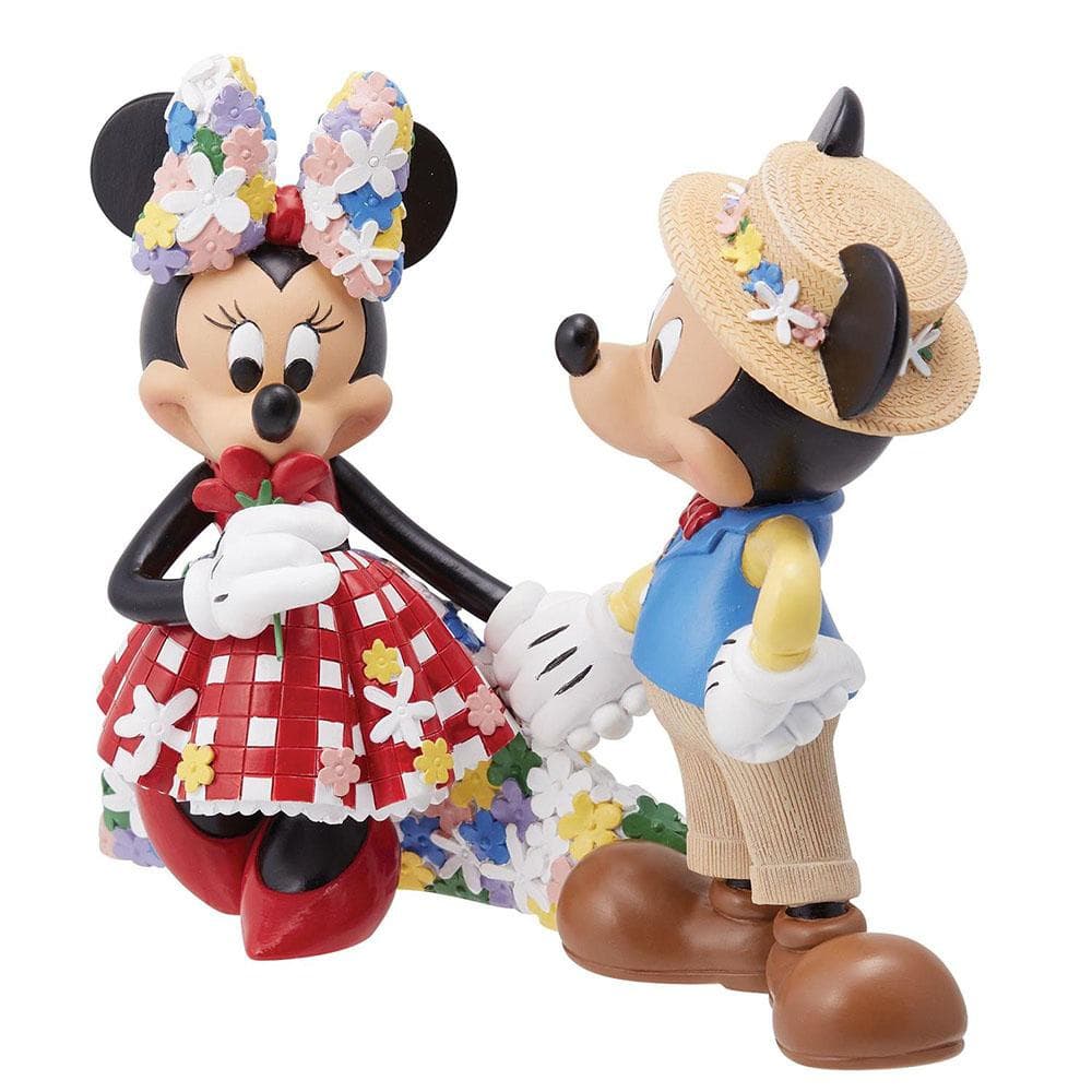 新品【Disney Showcase】ミッキー＆ミニー ボタニカル