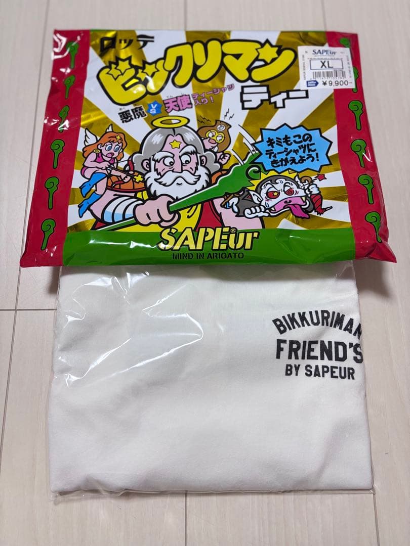 マ*ラ様 sapeur サプール ビックリマン シークレット ロンT Tシャツ