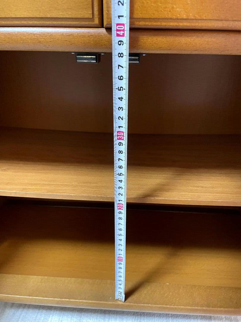 オールドカリモク　ラタン　電話台　FAX台　キャビネット