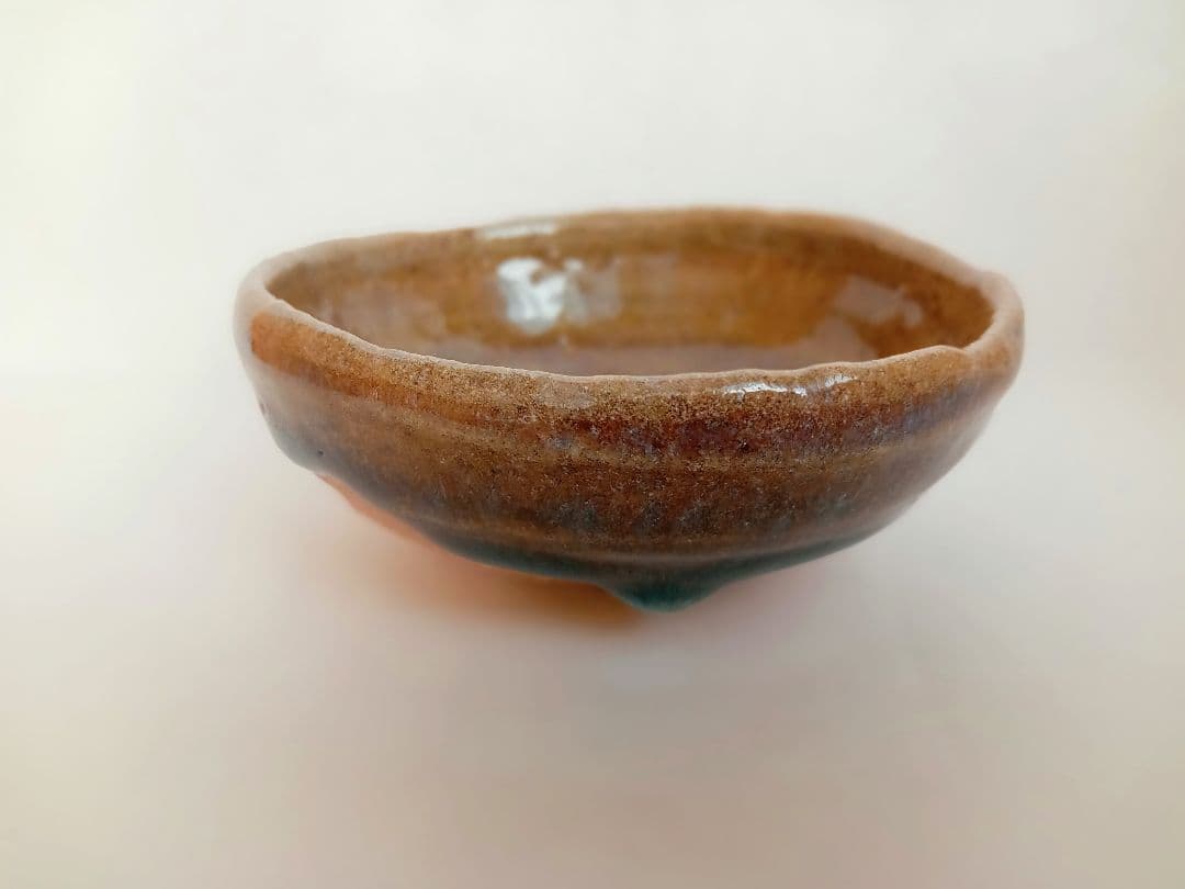 唐津焼　岡本作礼　黄唐津ぐい呑