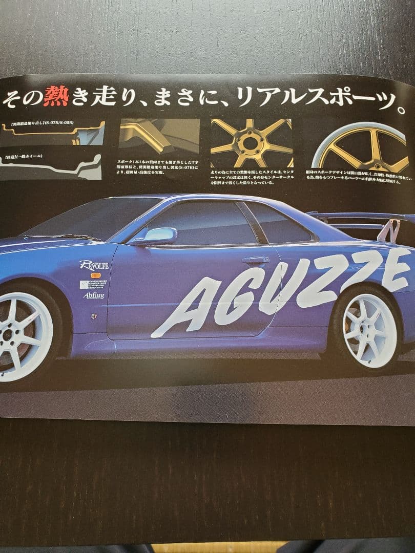 ☆超希少 ヒノデックス R34 GT-R 他 S-07R ホイール カタログ