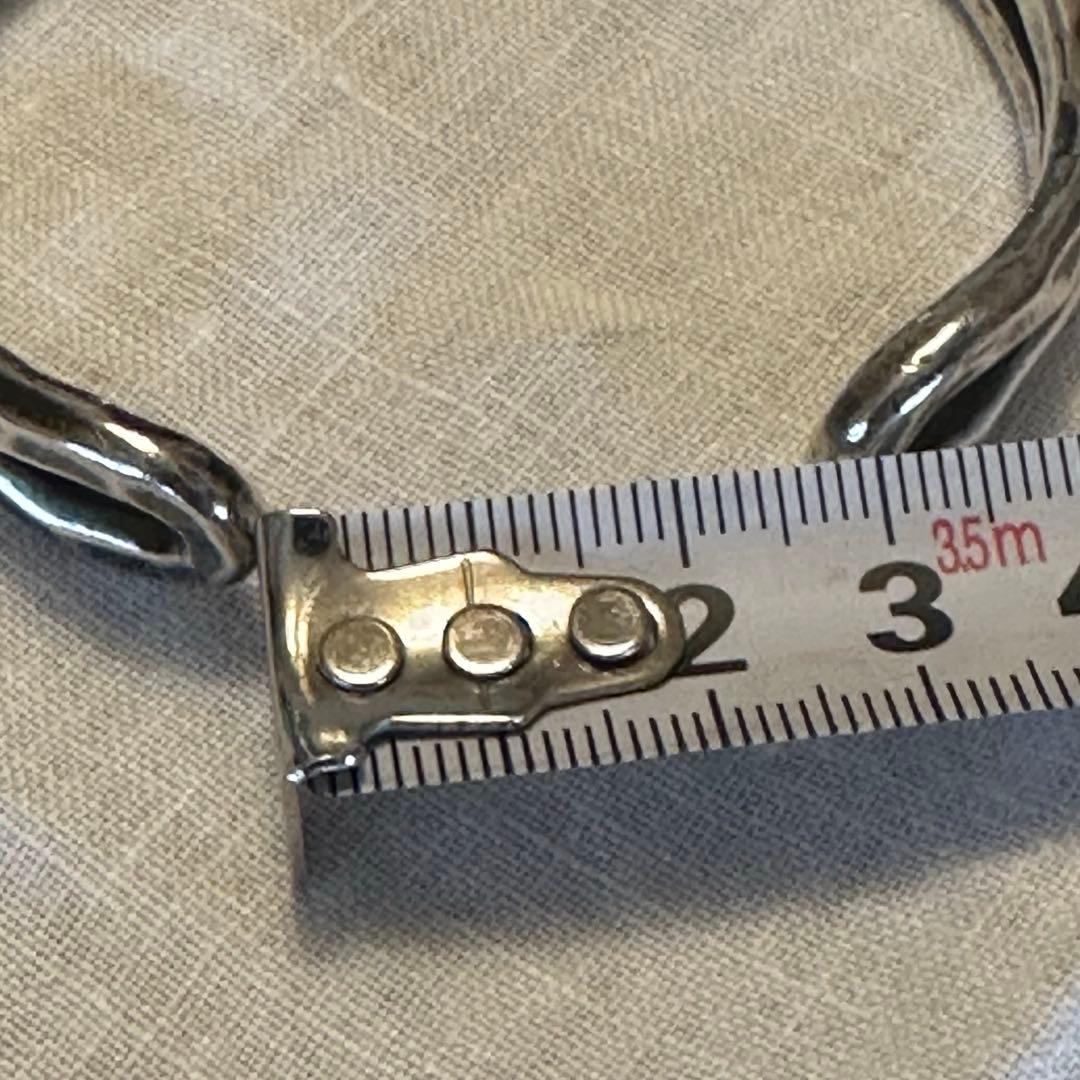 最終値下げ❗️【市松 イチマツ】シルバーバングル 初期モデル 廃番 二重デザイン