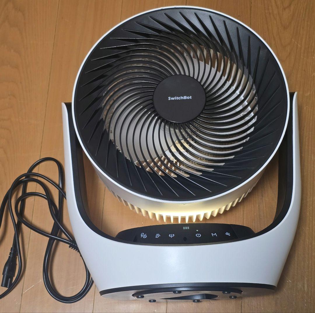 SwitchBot サーキュレーター 充電式バッテリー搭載 静音 首振り