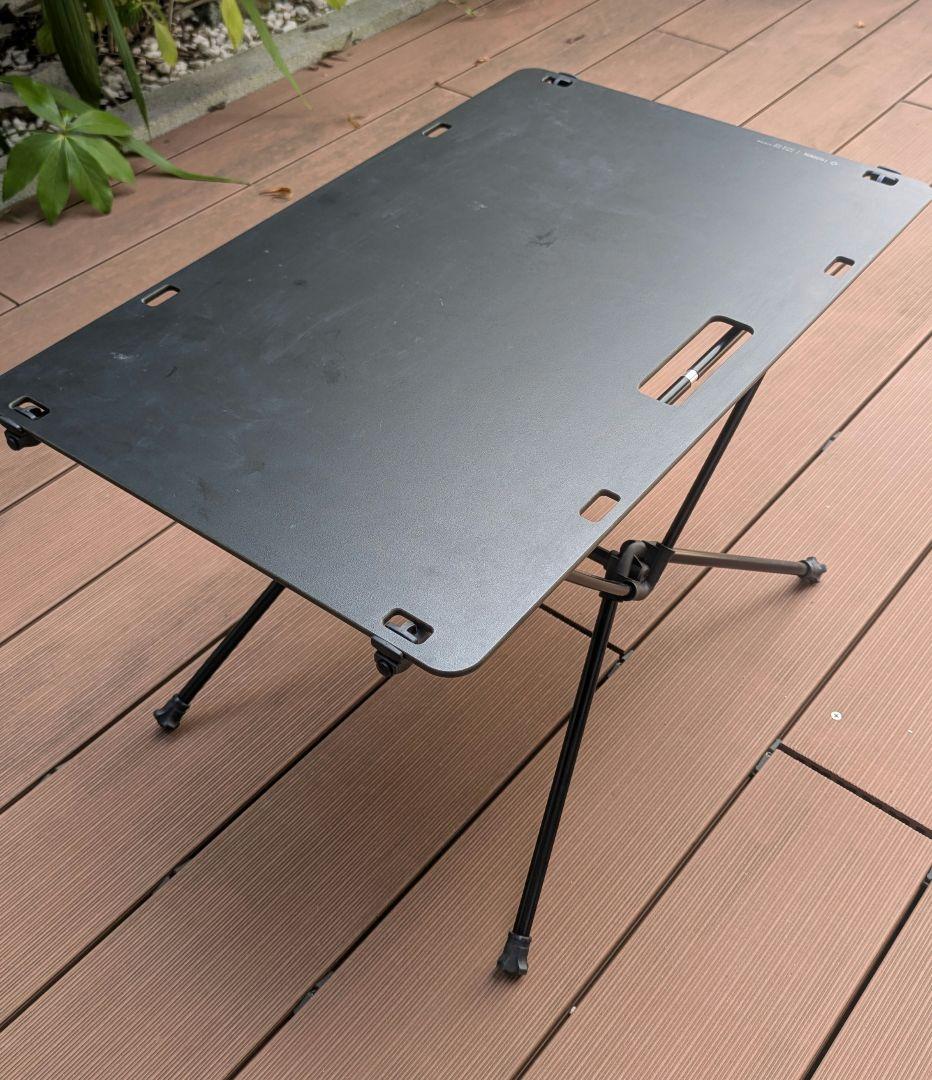 Helinox　テーブルワンソリッドトップ及びフレーム収納コンテナ付き