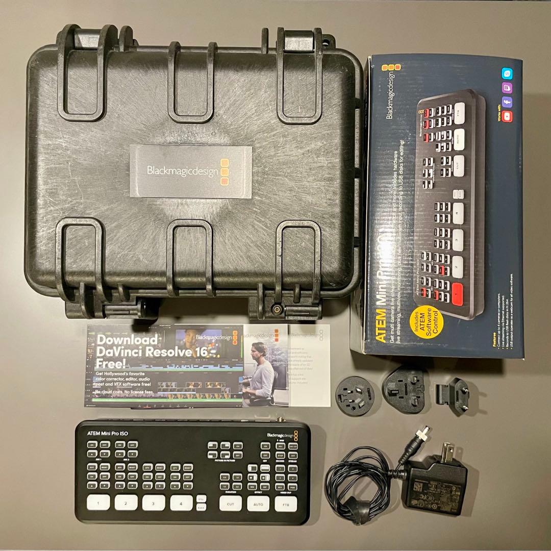 ATEM Mini Pro ISO + 専用ハードケース