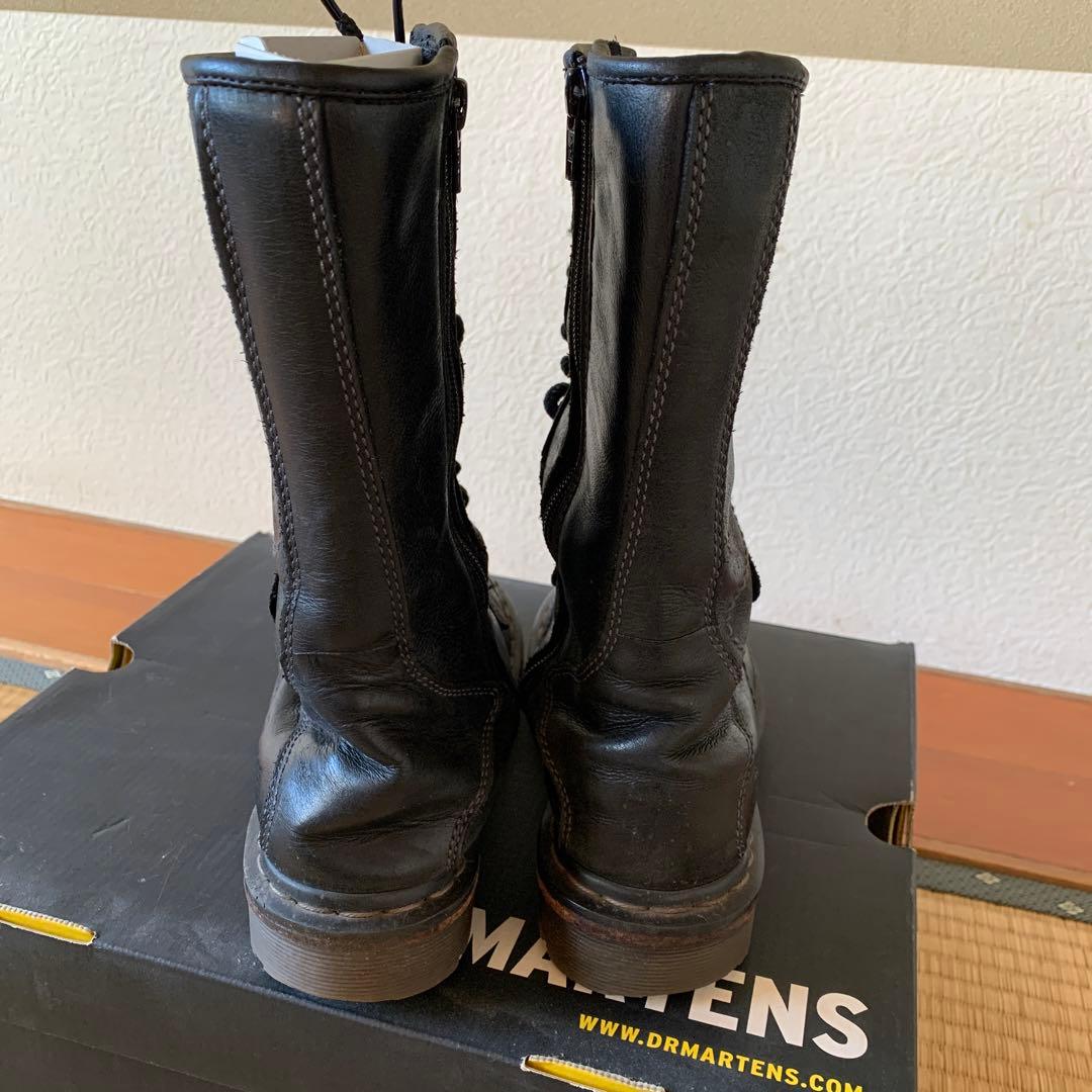 DR. MARTENS ミリタリーブーツ 黒 レザー