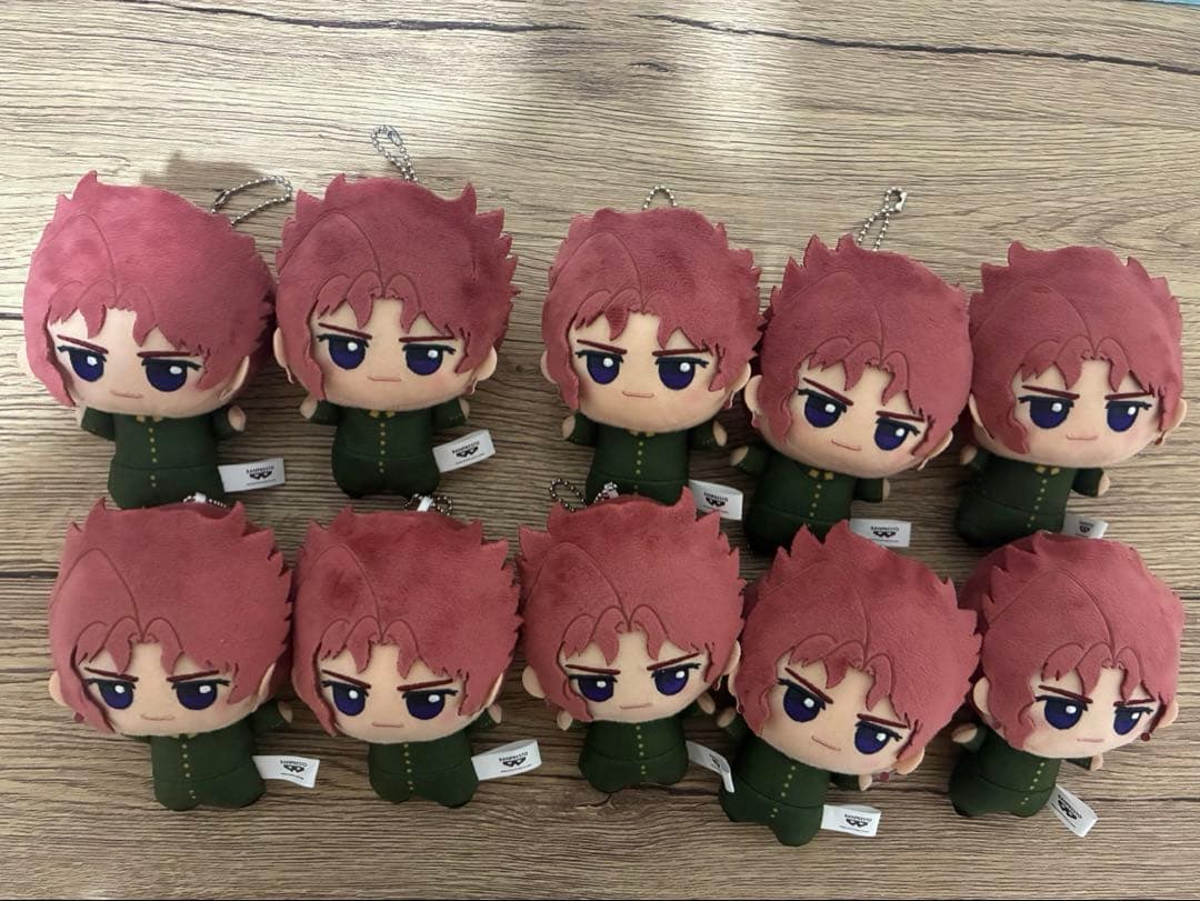 ジョジョの奇妙な冒険 スターダストクルセイダース ちびぐるみ 花京院典明 ×10