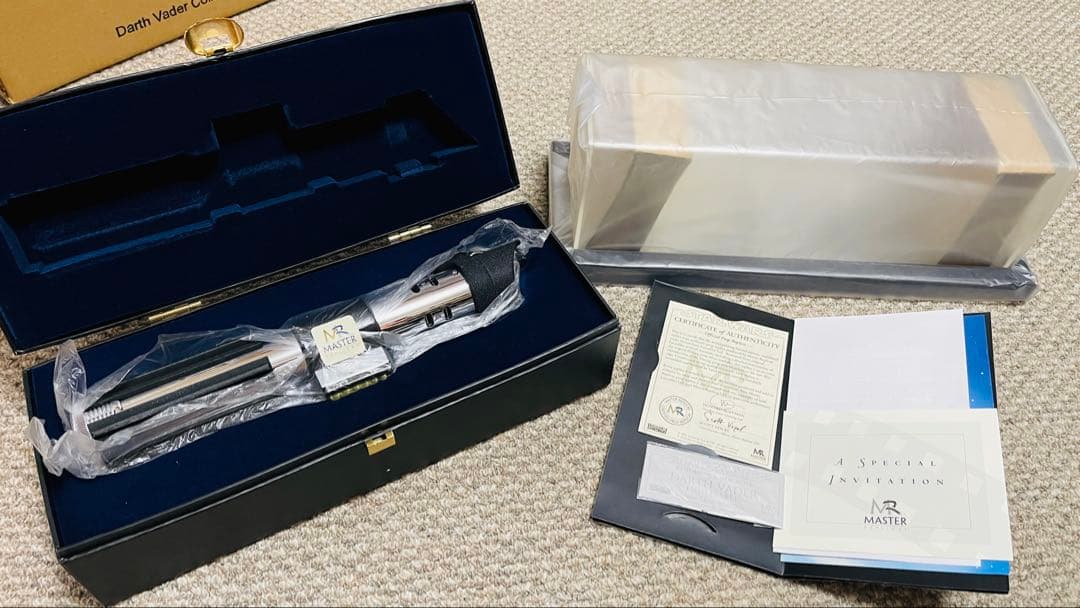 未使用 マスターレプリカ 1/1 ダースベイダー ライトセーバー スターウォーズ