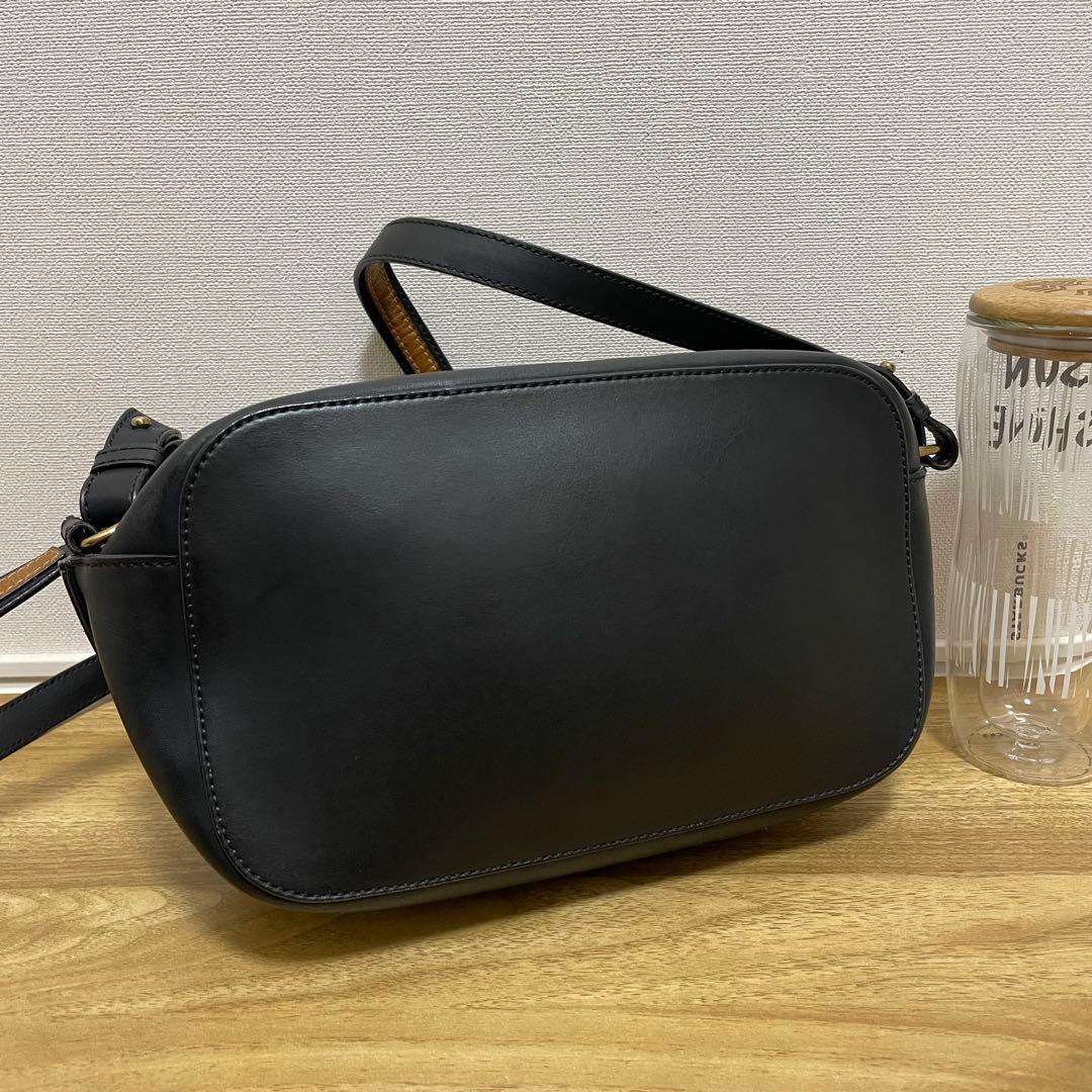 《極美品》Chloe（クロエ） レザー ショルダーバッグ ブラック 黒