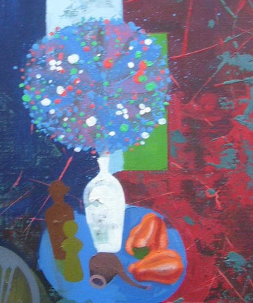 竹内敏彦 絵画 油絵 肉筆油絵 静物画 抽象画