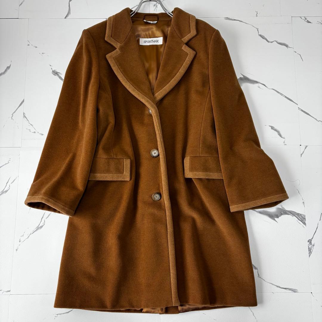 Max Mara✨未使用級　ウールカシミヤ　チェスターコート　キャメルベージュ