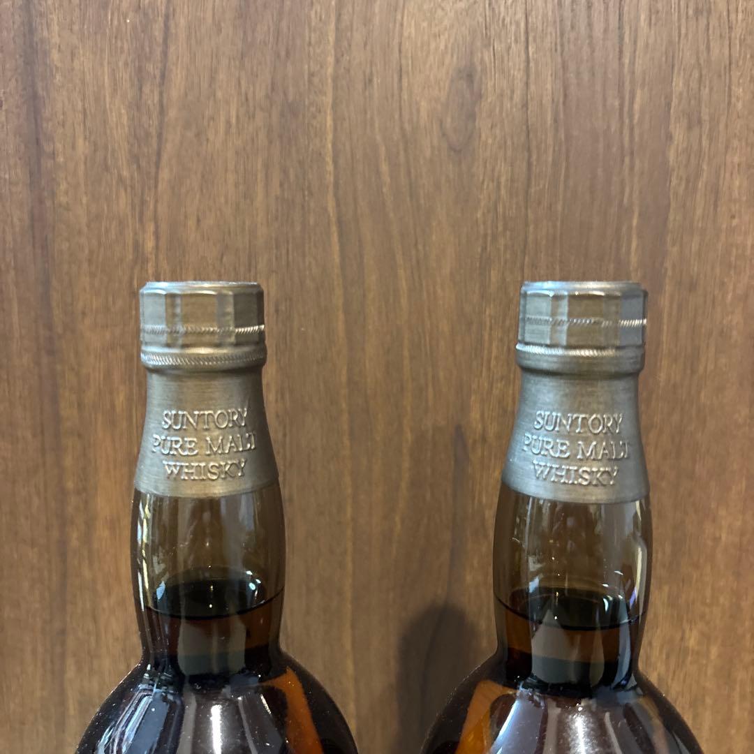 サントリーピュアモルトウイスキー　木桶仕込、古樽仕上　2点セット　未開封