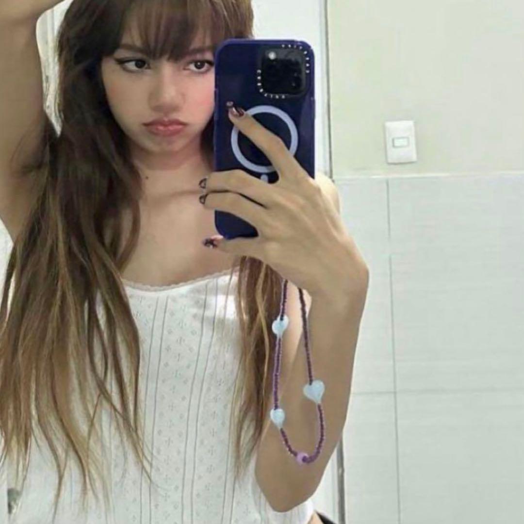 ストリングティング ハート パープル BLACKPINK リサ