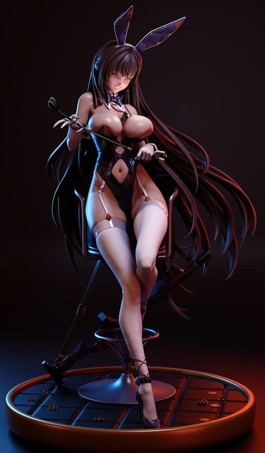 26cm 未塗装未組立　マルチャーナ　NIKK バニーガール