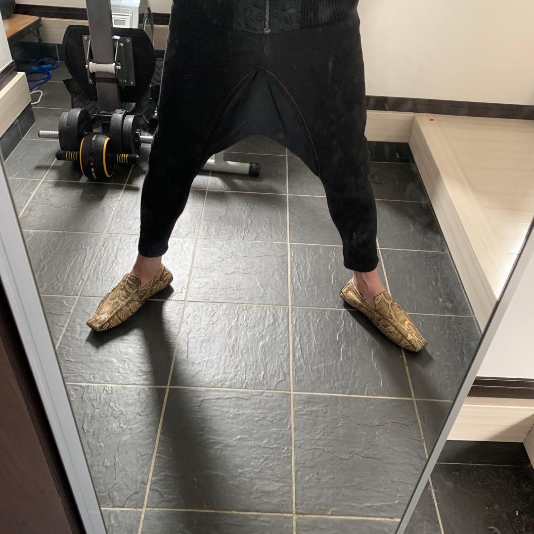 GACKTさん着用風 サルエルデニム 【Mサイズ】黒