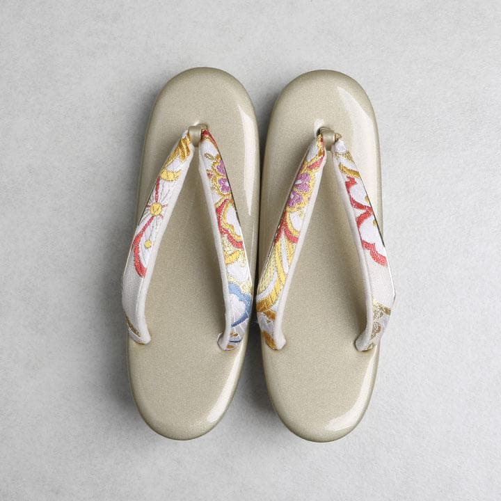 【新品】フォーマル草履バッグセット 24cm 古典柄 帯地 　02966