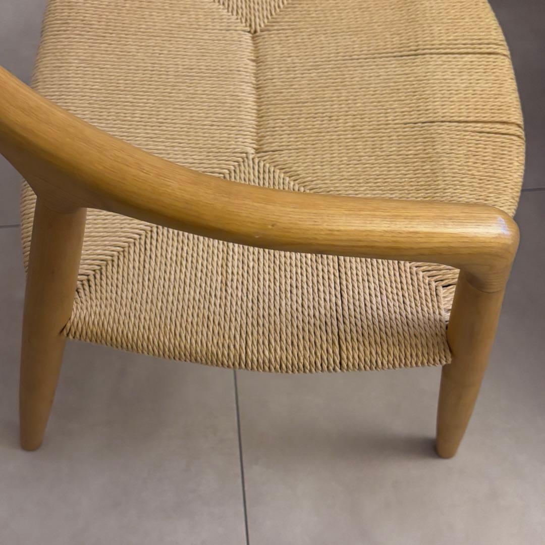 無垢材　ペーパーコードチェア