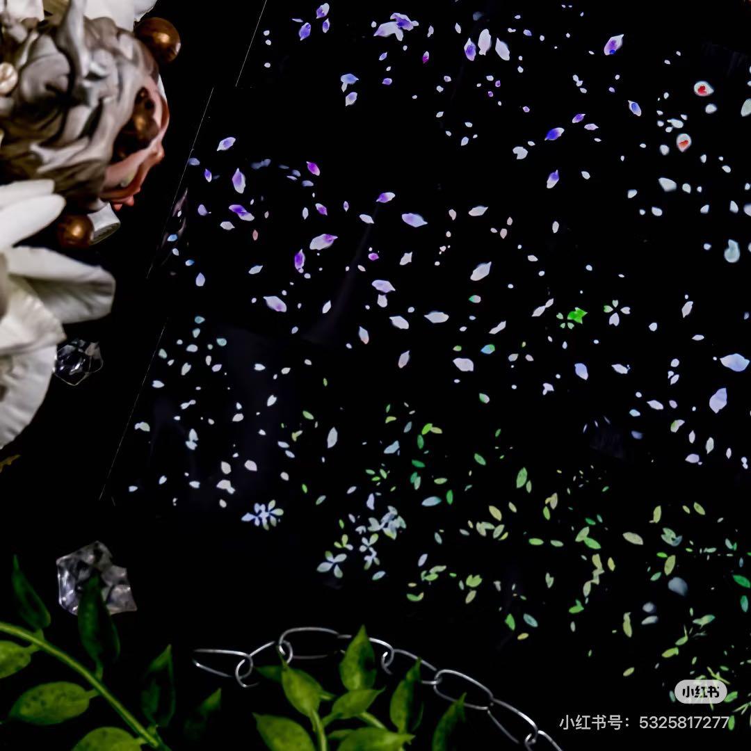 【8759】海外　マステ　5m巻売り　PETカッティング　花びら