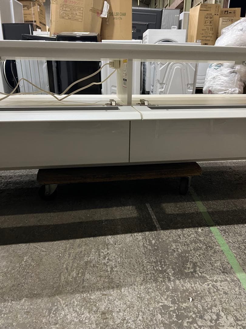 パモウナ 180テレビ台 ホワイト 木製