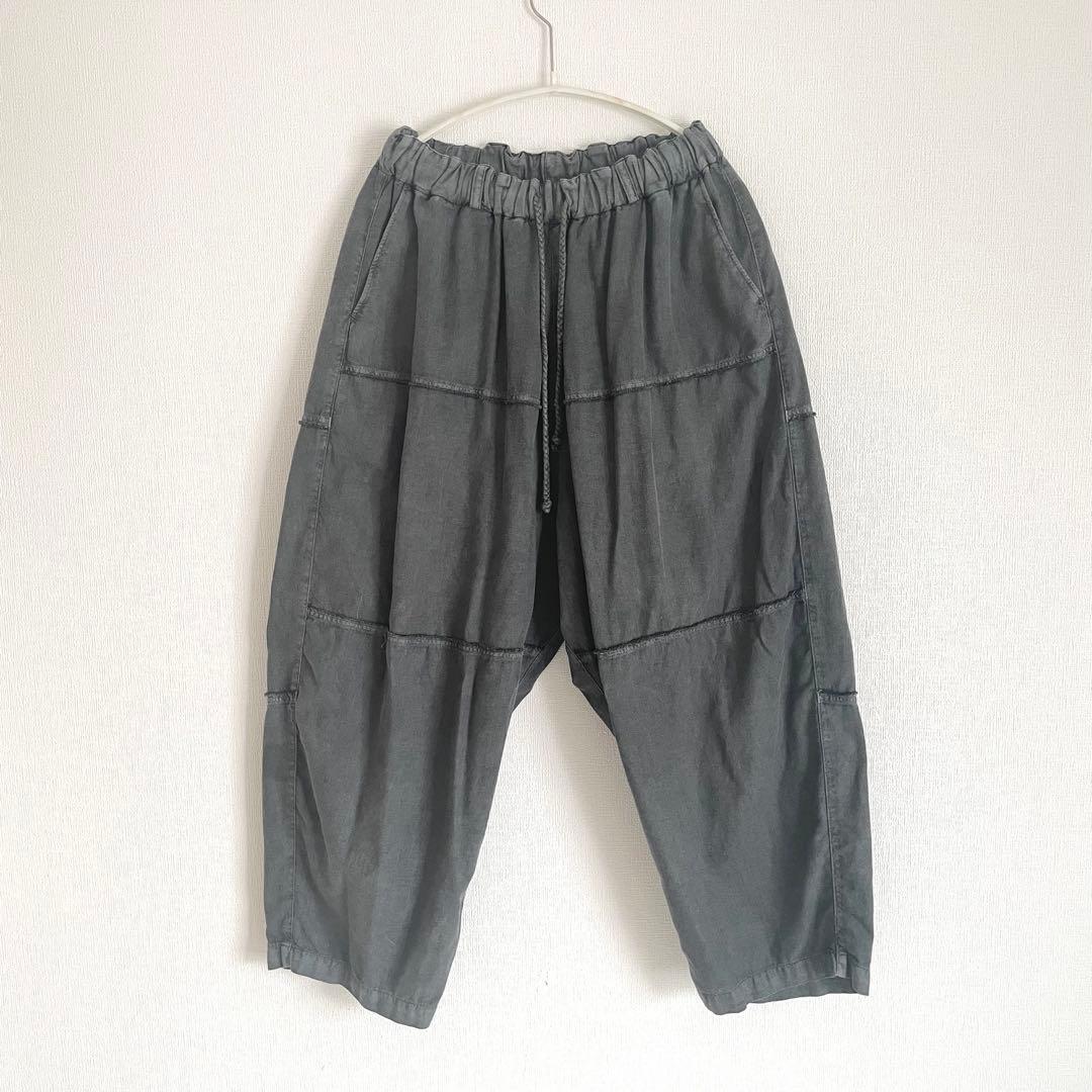 mittan 竹パンツ　炭