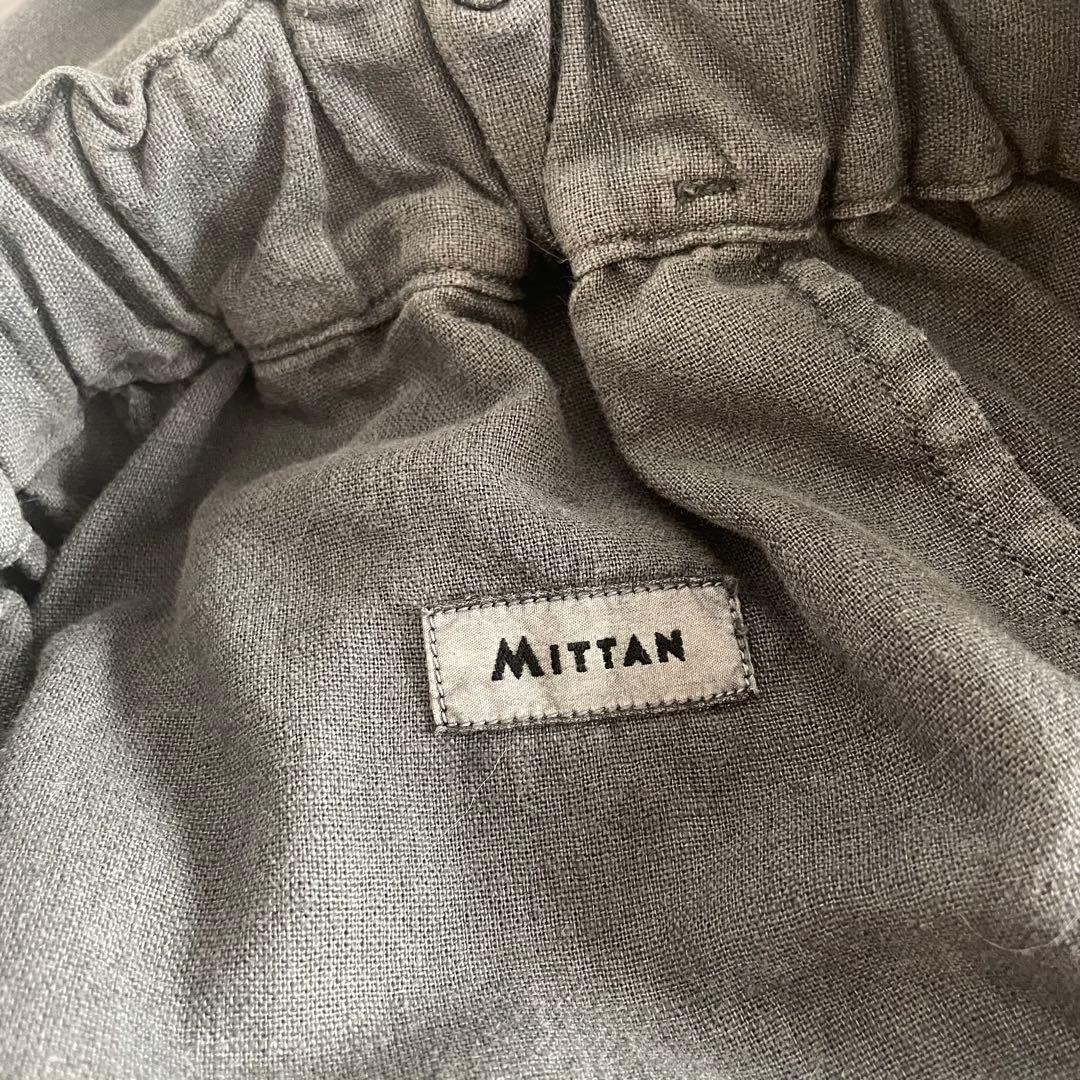 mittan 竹パンツ　炭
