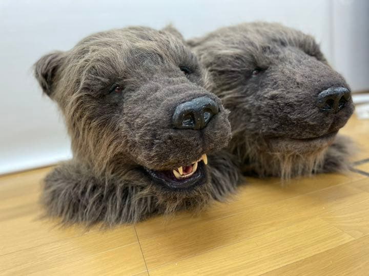 まるで本物！リアルなクマの着ぐるみマスク