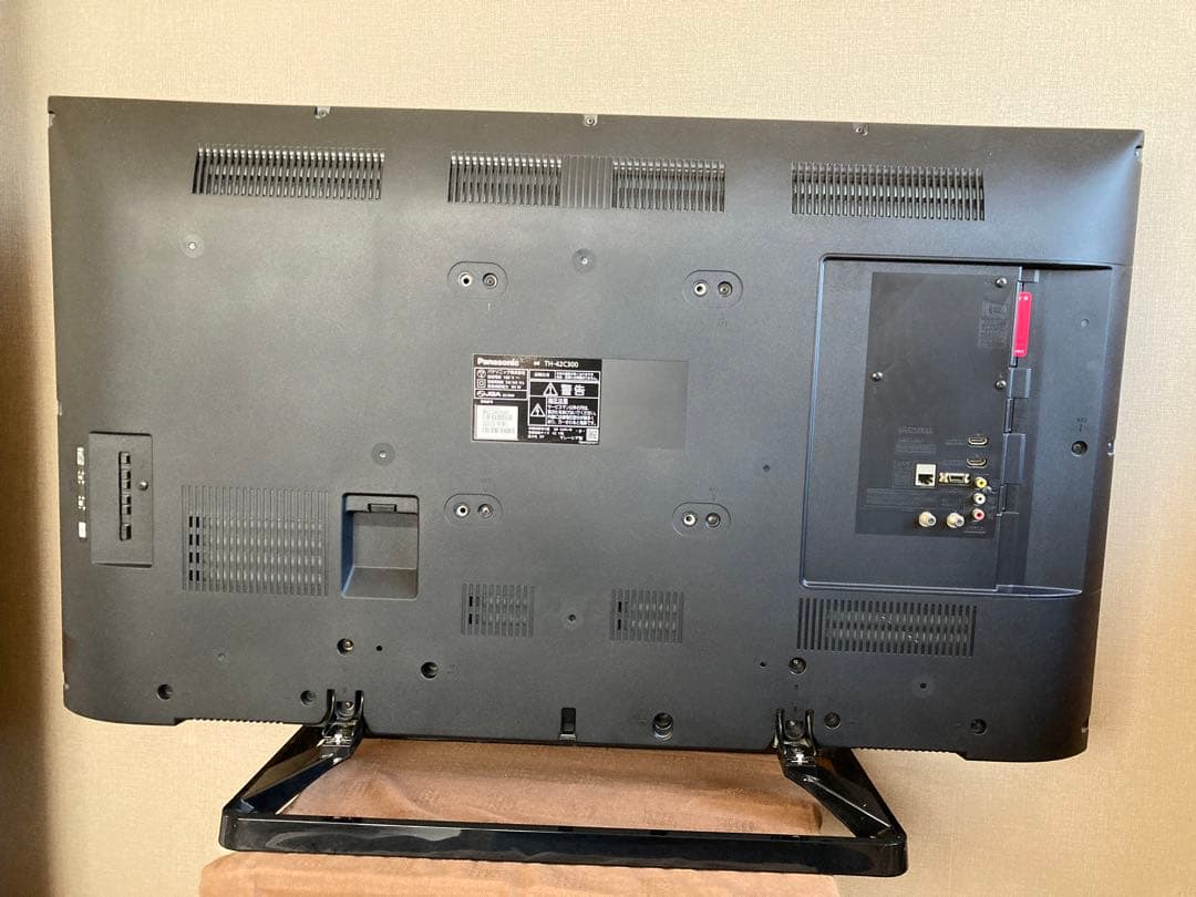 【ジャンク】パナソニック TH-42C300 42型 説明書 リモコン 外観美品