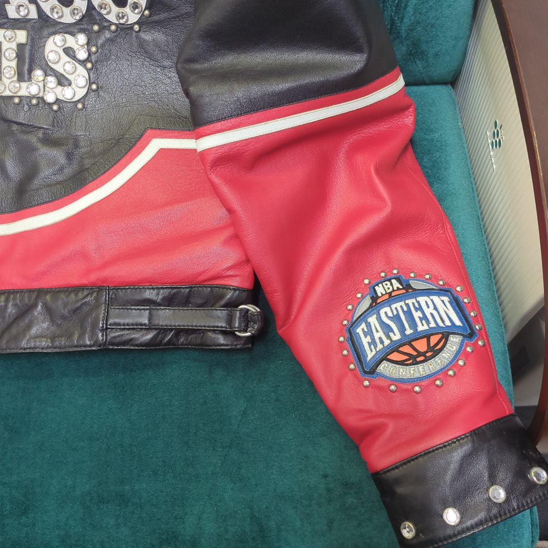 【レア】シカゴブルズ レザージャケット　ジェフハミルトン