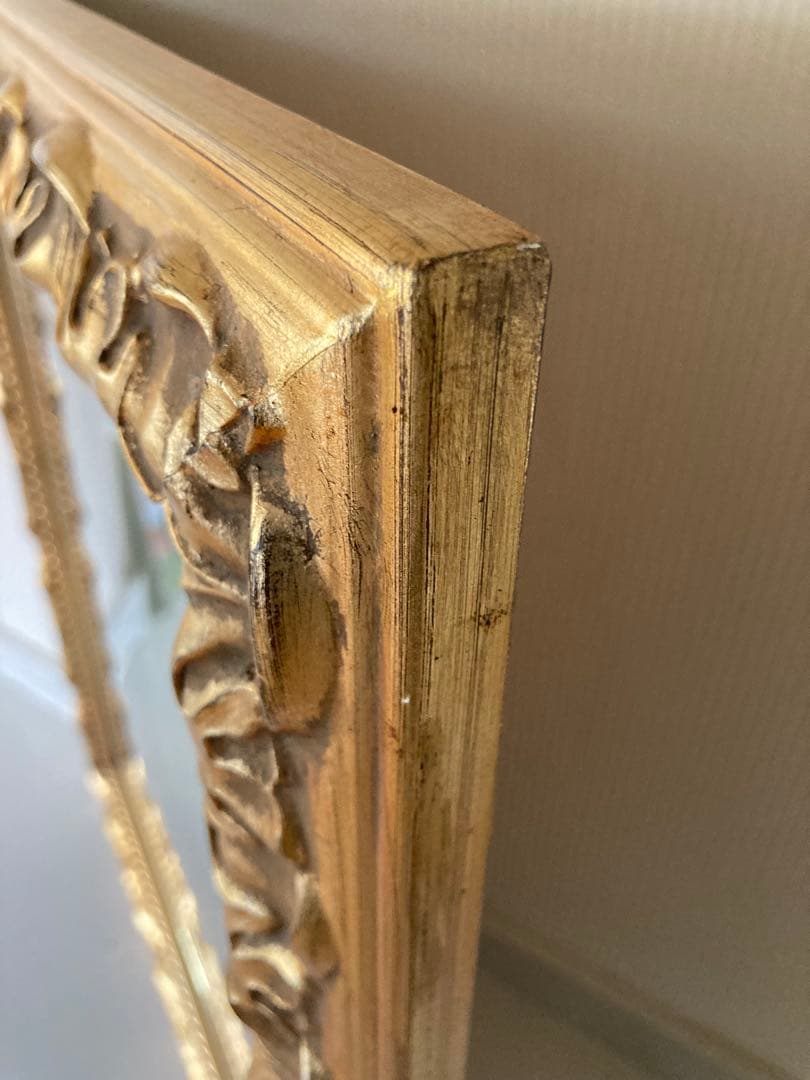 新品　F8 油絵　油彩　額縁　フレーム　金　ゴールド　ヨーロピアン