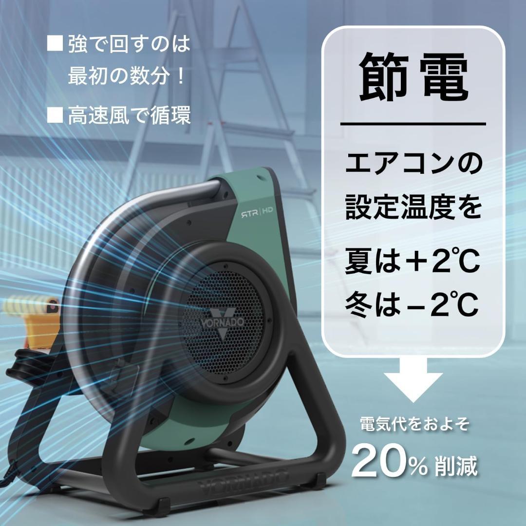 ボルネード サーキュレーター 35畳 高耐久 パワフル 高速風 RTRHD-JP