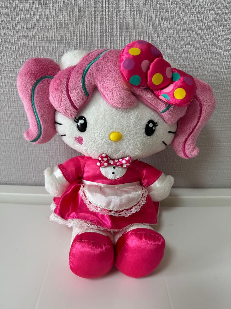K*。様 【激レア】hellokitty ツインテール ぬいぐるみ キティ メイ