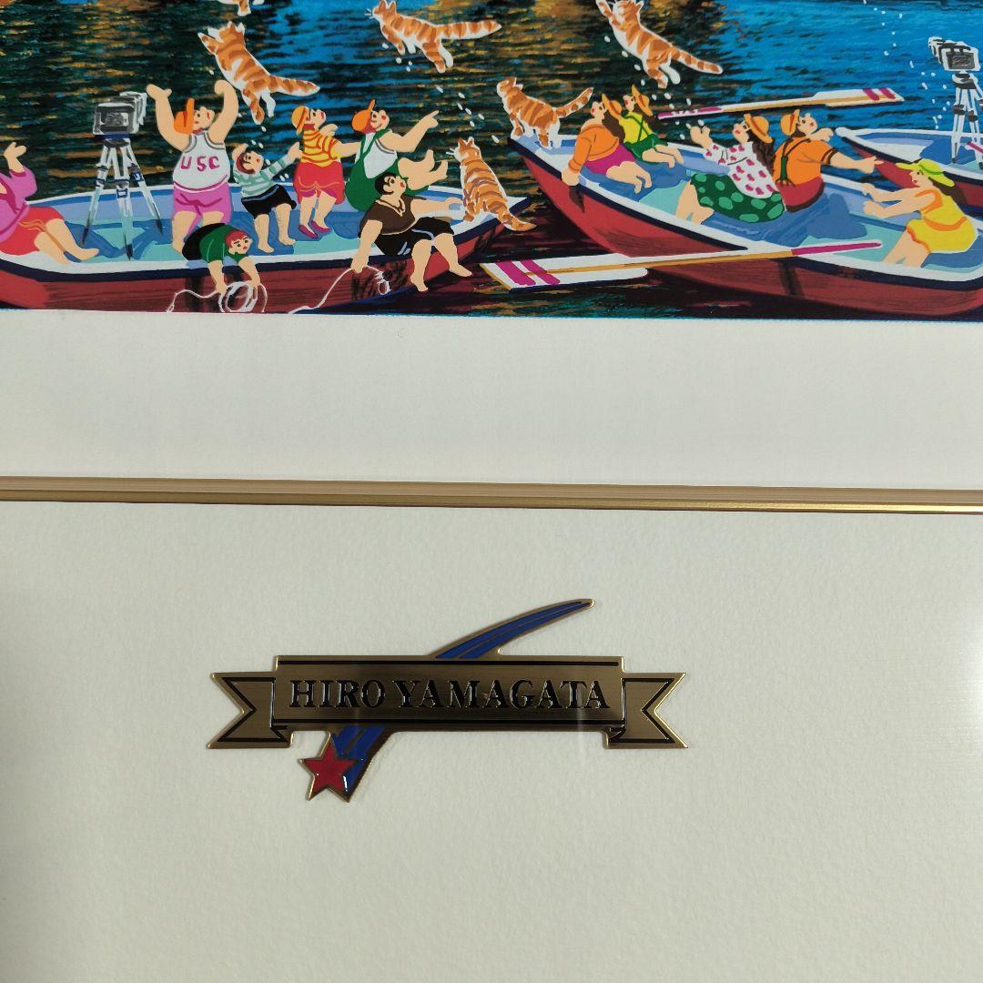 HIRO YAMAGATA 　シルクスクリーン厳島神社鳥居 日本のエッセンス宮島