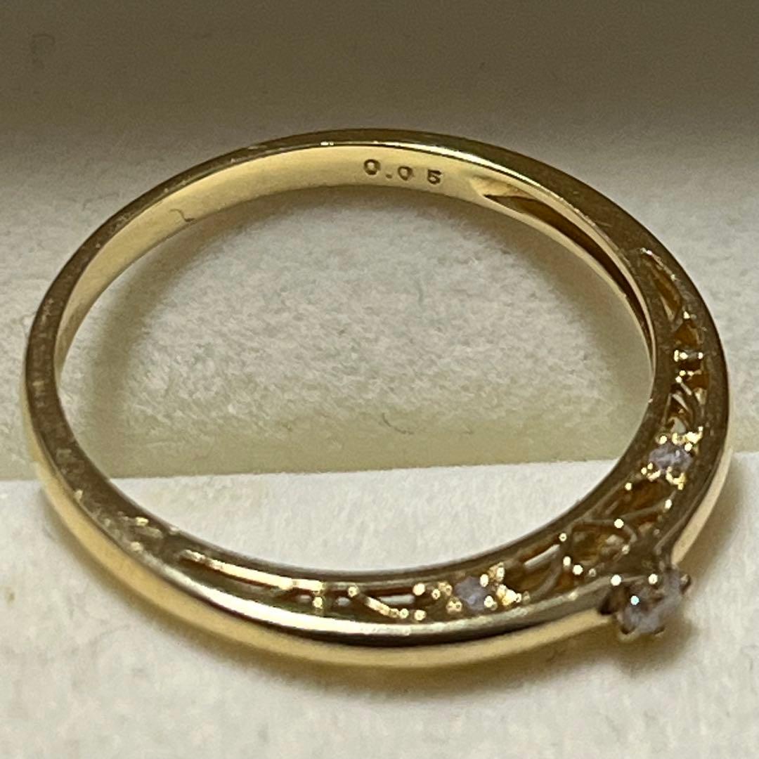 K18ジュエリーツツミ ダイヤモンドリング
