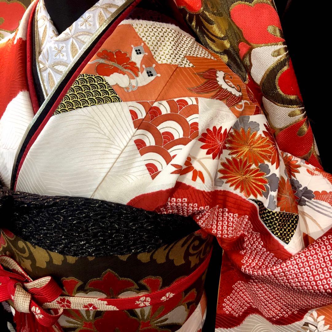 振袖フルセット■絞り■千總■最高峰京友禅■名門川島織物■振袖一式