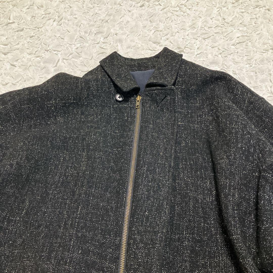 Y's for men【初期タグ】ブルゾン　ツイード　ジップ　黒