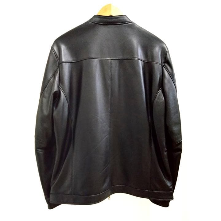 TETE HOMME テットオム シングル ライダース レザー ジャケット