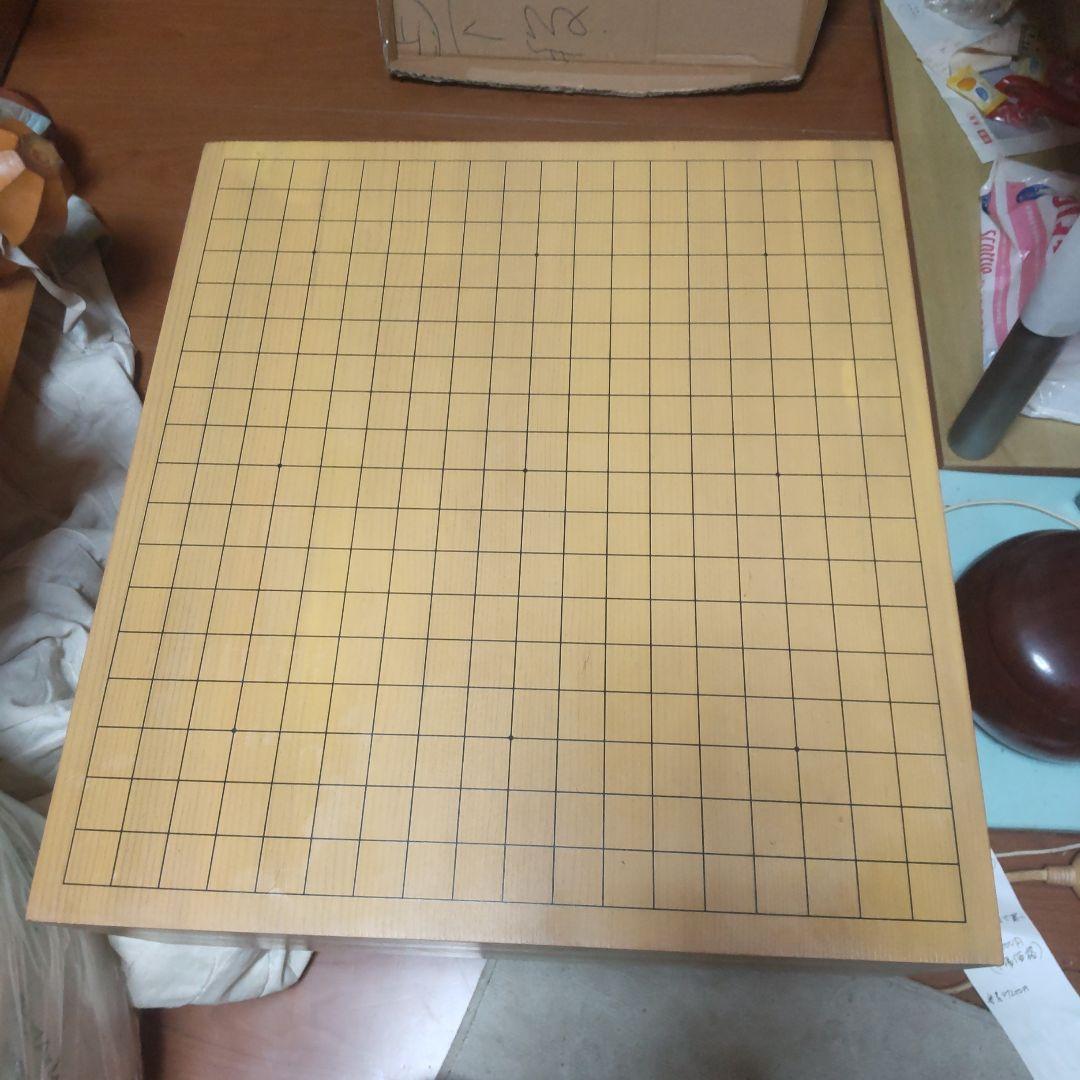 豪厚！新榧(新かや)六寸盤　天地柾　四方柾　簡易カバー付き