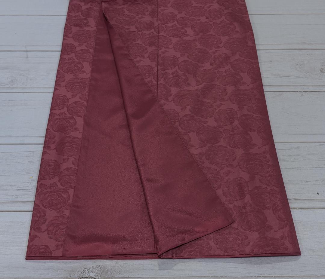 専用　京都小泉　ゴブラン刺繍薔薇柄着物　ローズ系　身丈１６６裄丈６８.５