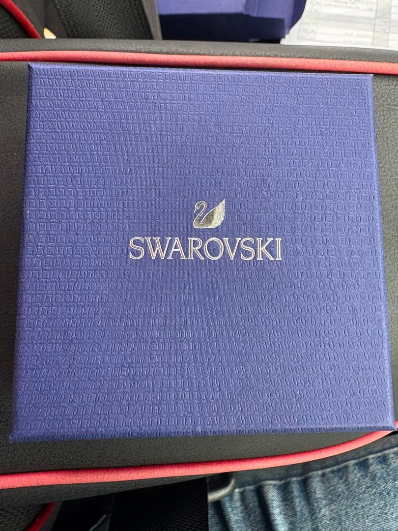 Swarovski クリスタルピアス シルバー
