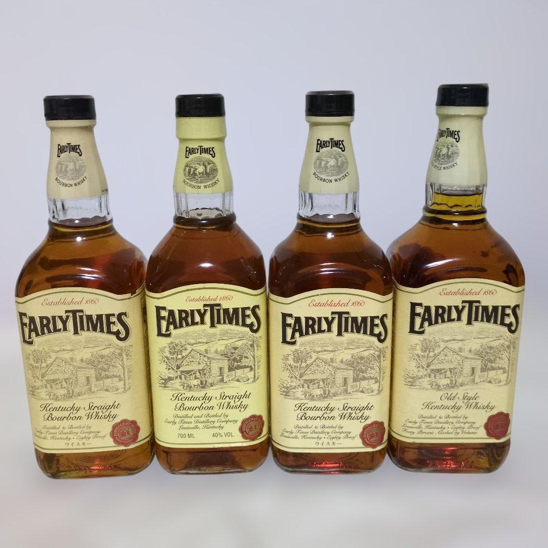 EARLY TIMES アーリータイムズ イエローラベル 4本セット　 終売品