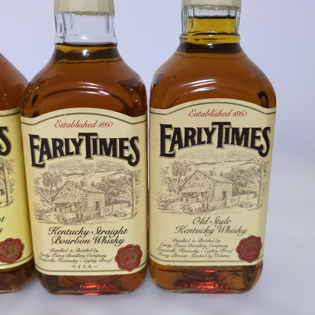 EARLY TIMES アーリータイムズ イエローラベル 4本セット　 終売品