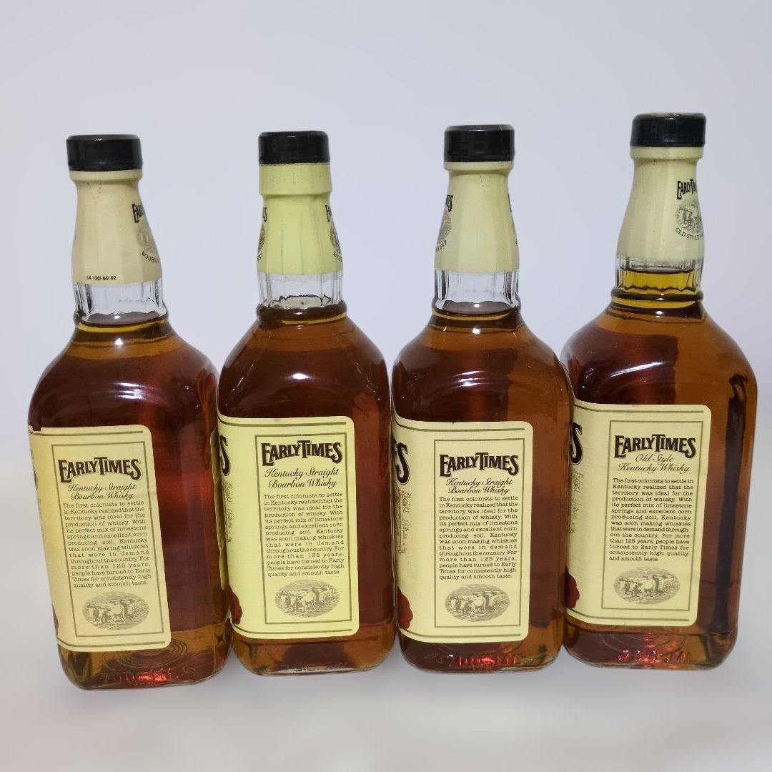 EARLY TIMES アーリータイムズ イエローラベル 4本セット　 終売品