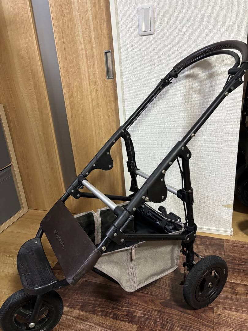 エアバギー フレームブレーキ付き 合皮レザーエスプレッソ色