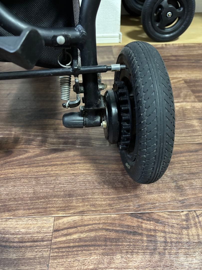 エアバギー フレームブレーキ付き 合皮レザーエスプレッソ色