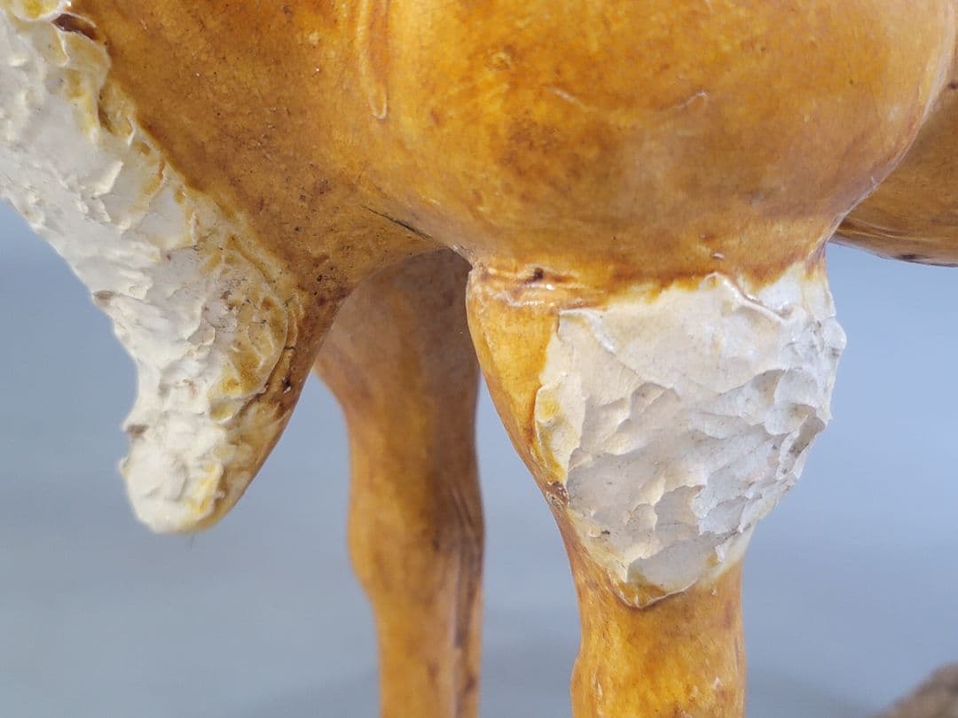 DT596 中国 唐三彩 駱駝 置物